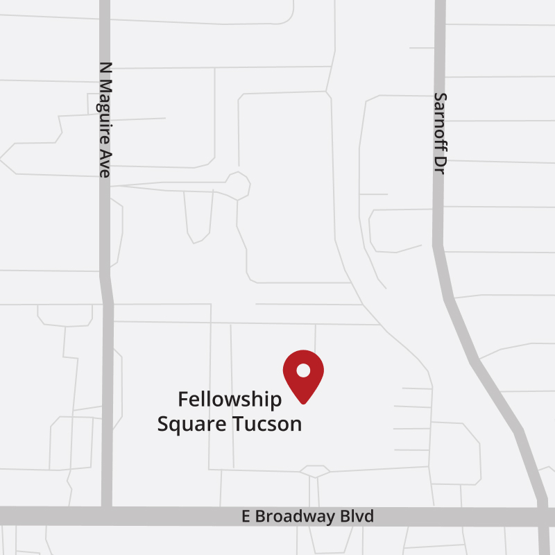 Map of Tucson