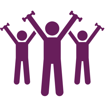 decorative image of people exercising
