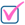 Pink check mark