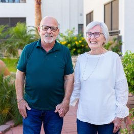 Couple Walking In Mesa 1000Px